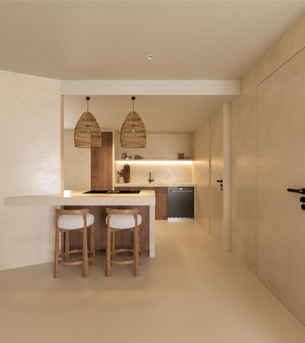 Resa Estates Ibiza for sale te koop Apartment Botafoch living room .jpg